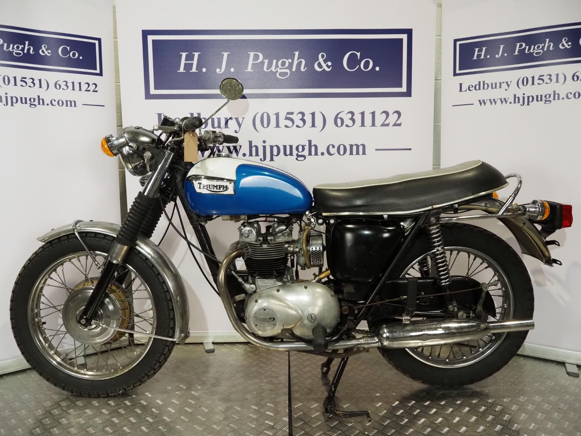 Triumph T100R Daytona motorcycle. 1972. 500cc Frame No. T100RPH18792 Engine No. T100RPH18792 Part of - Image 6 of 7