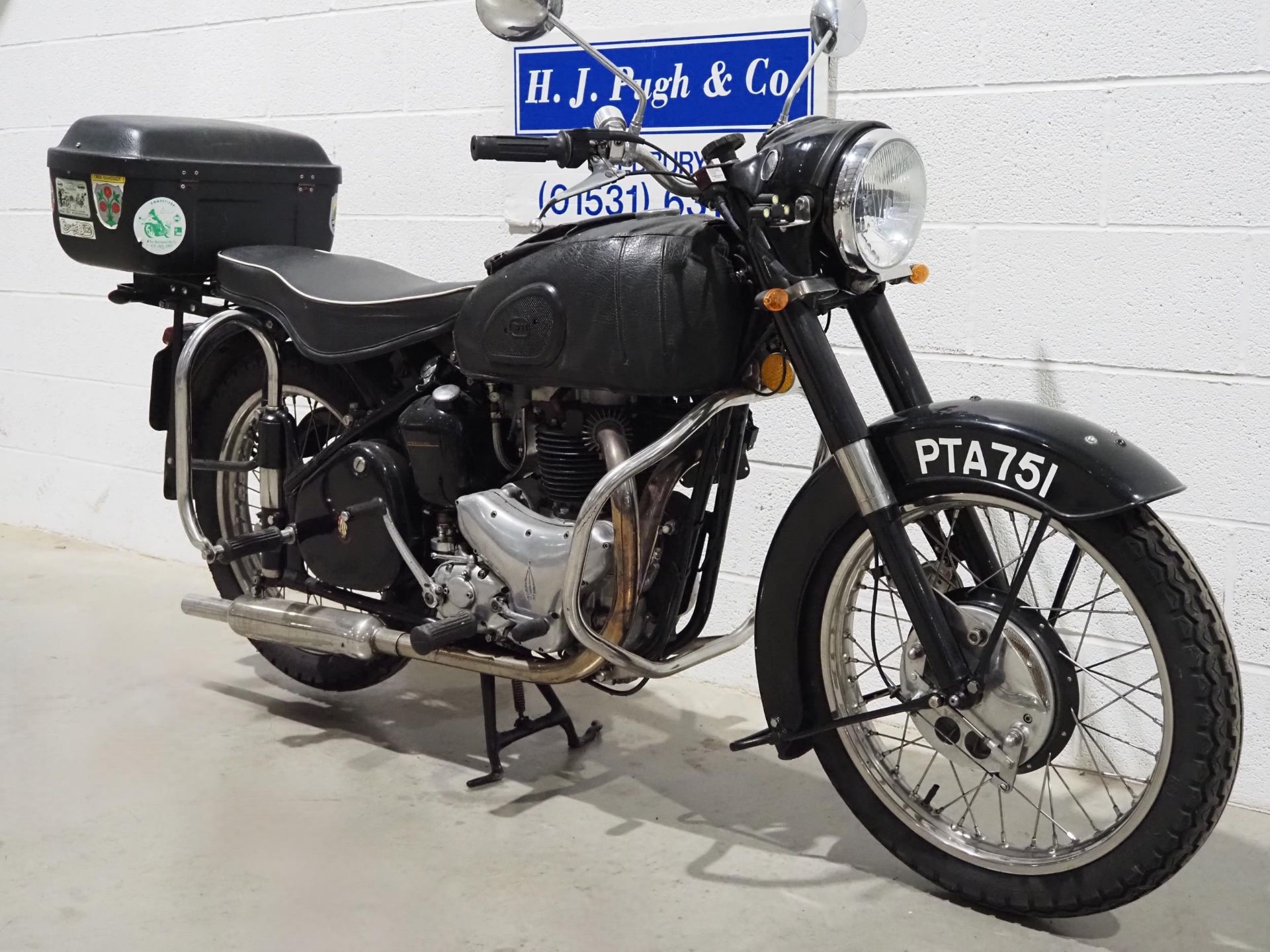 BSA A10 motorcycle. 1953. 648cc Frame No. BA7510698 Engine No. BA10 14766 - doesn't match V5 - Image 2 of 7