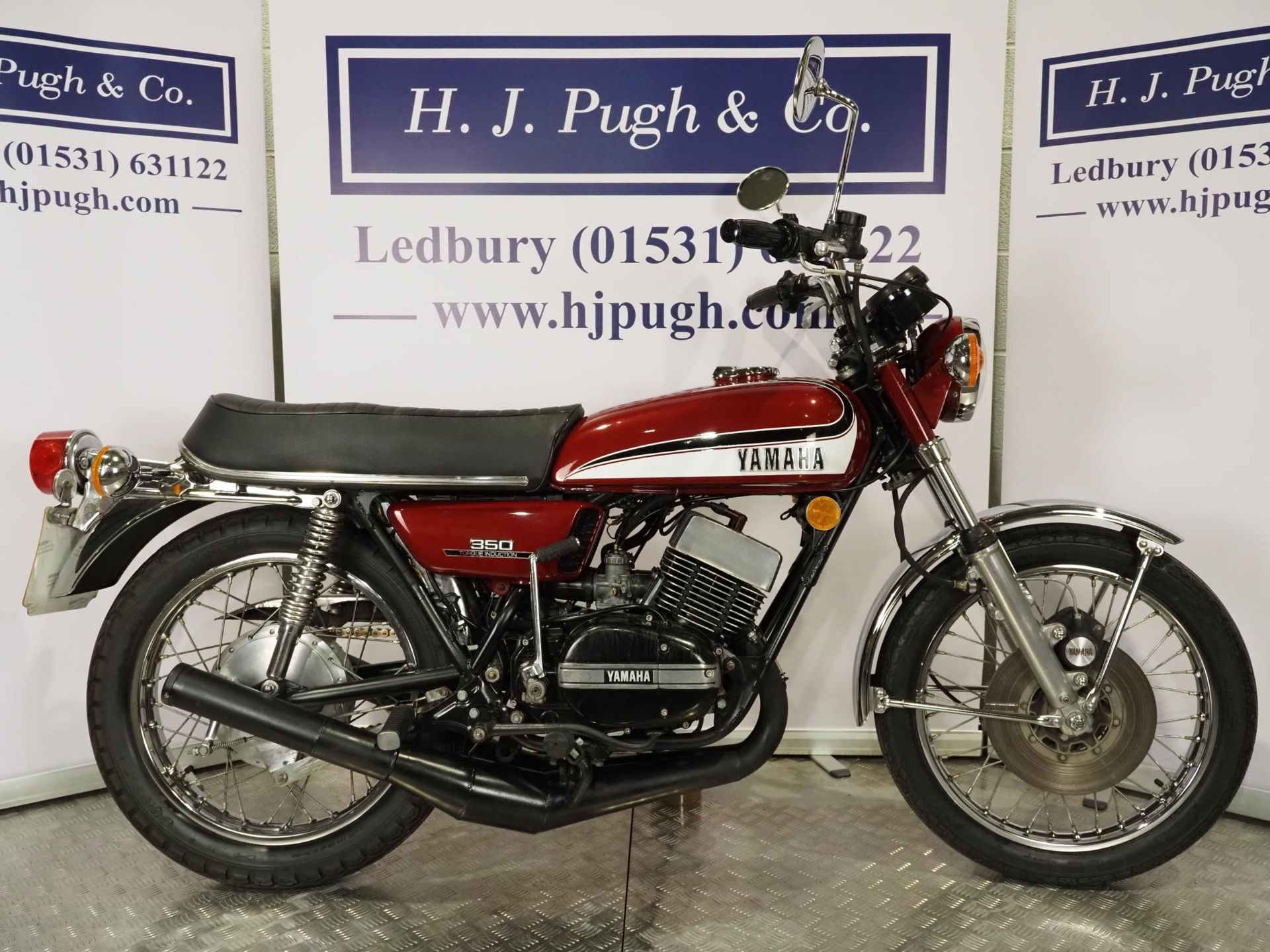 Yamaha RD350 motorcycle. 1972. 350cc. Frame No. 351108463 Engine No. 351108463 Runs and rides. MOT