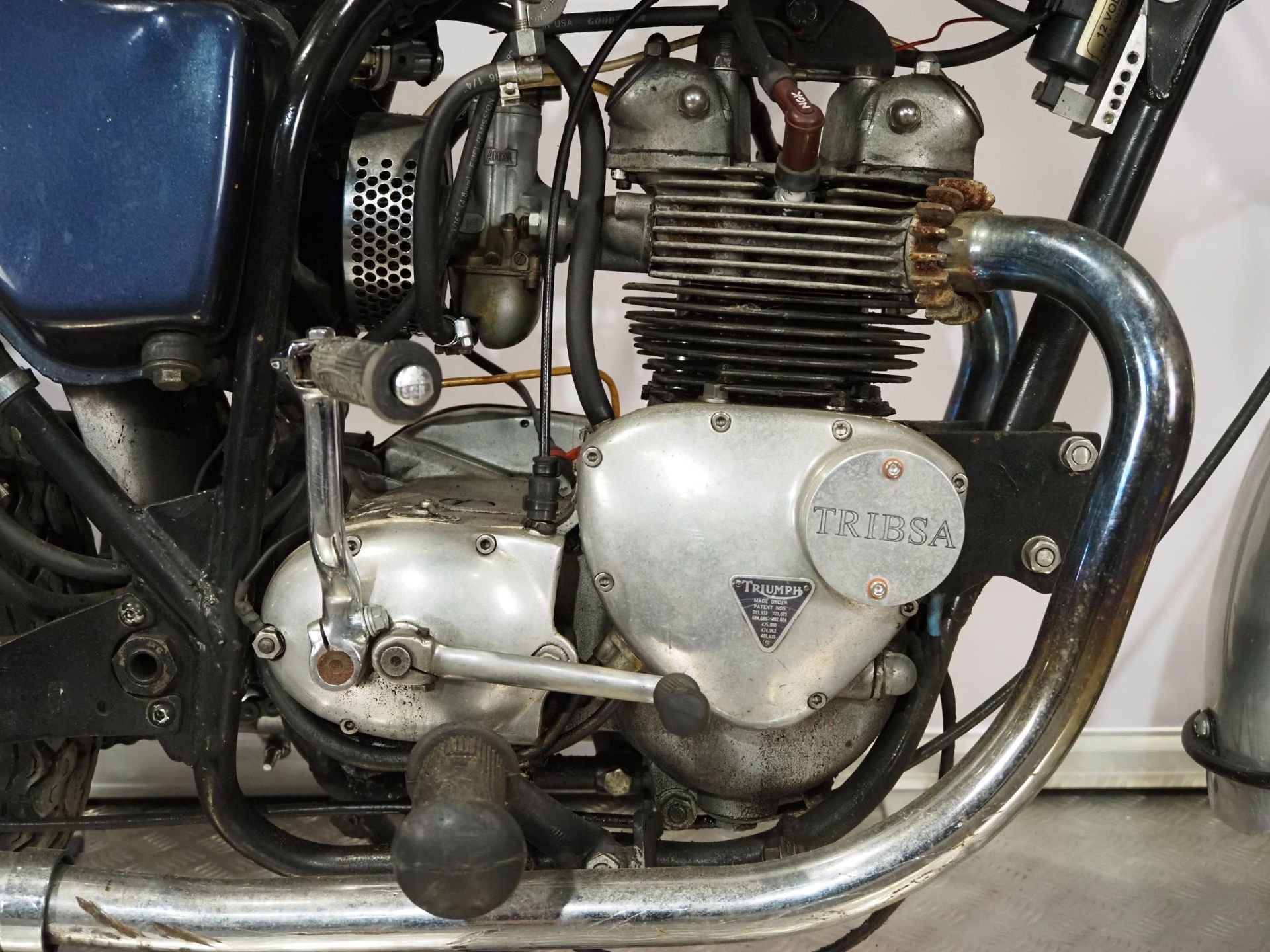 BSA Tribsa motorcycle. 1968. 500cc Frame No. B25B1560 Engine No. T100AH14985 Part of a deceased - Image 4 of 7