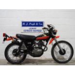 Honda XL175 motorcycle. 1978. 1733cc. Runs and last ridden in January 2024. Comes with coils and new