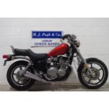 Yamaha XJ750 Maxim motorcycle. 1985. 697cc. Runs and rides but not ridden since last MOT on the 03.