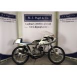 Suzuki TS 125 Cafe racer. 1977. 123cc Engine No. TS125/162695 Frame No. TS125159149 Runs but will