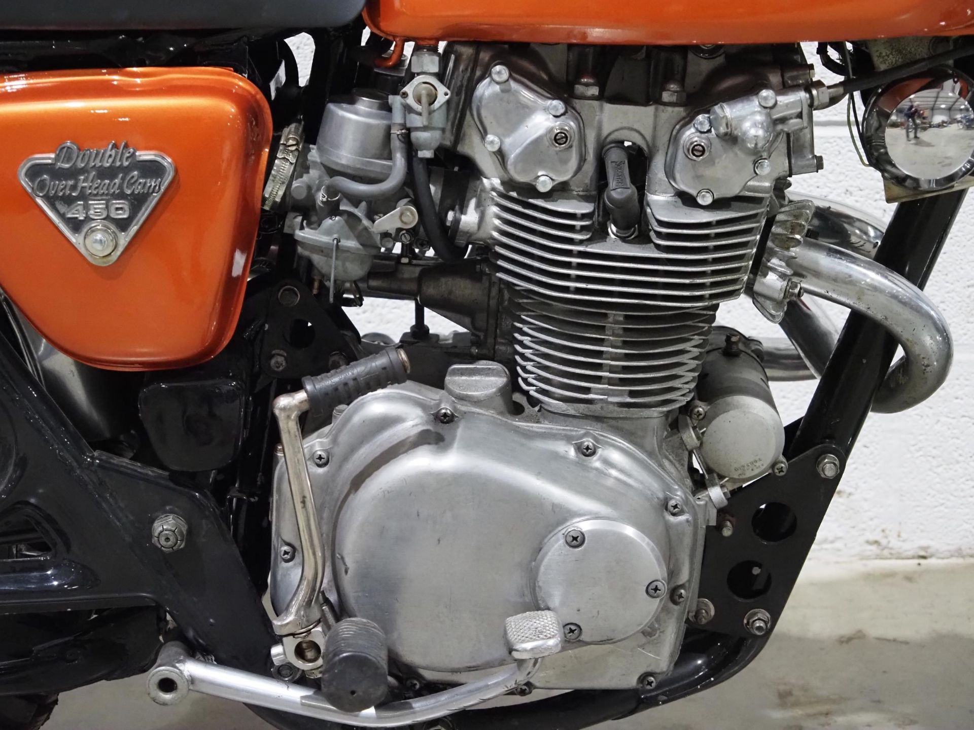 Honda CL450 motorcycle. 1971. Frame No. CL450-4116491 Engine No. CL450E-4116582 Engine turns over - Image 6 of 8