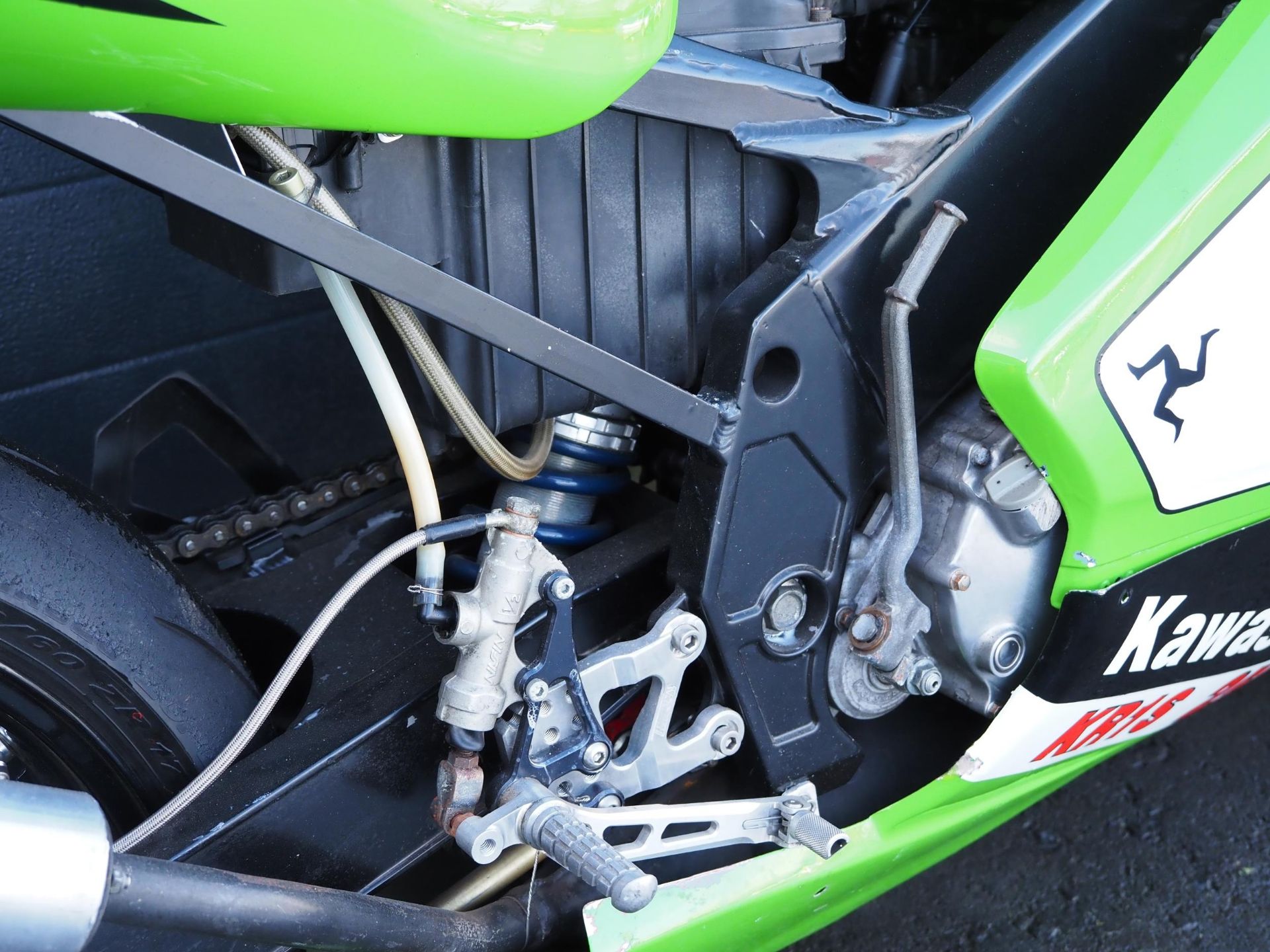 Kawasaki KR1-S 250 F2 motorcycle. 1992 This bike was ridden by Billy Redmayne at the 2015 Classic F2 - Image 6 of 8