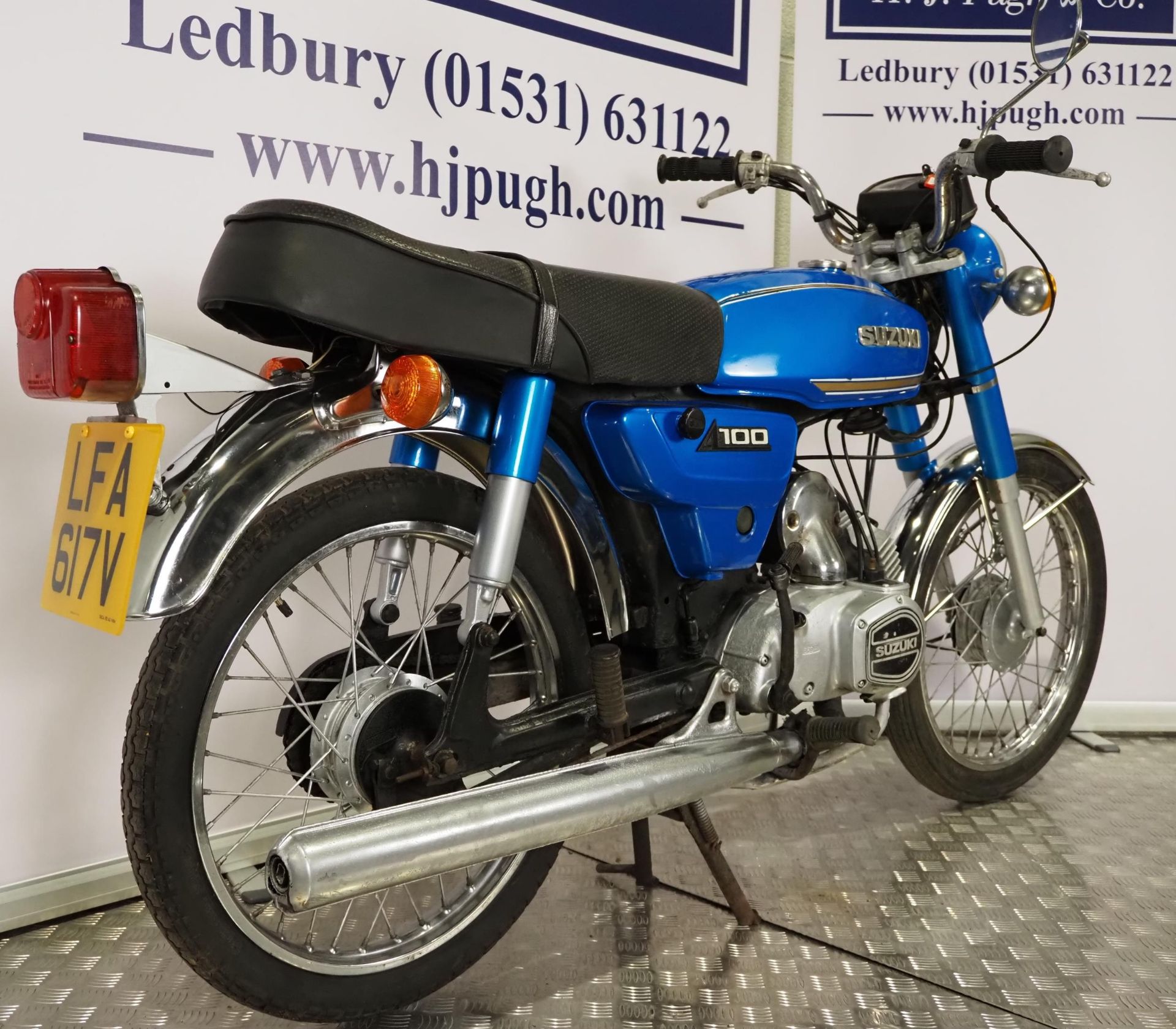 Suzuki A100 motorcycle. 1980. 98cc. Frame No. 460714 Engine No. 652149 Runs and rides. Reg. LFA - Image 3 of 6