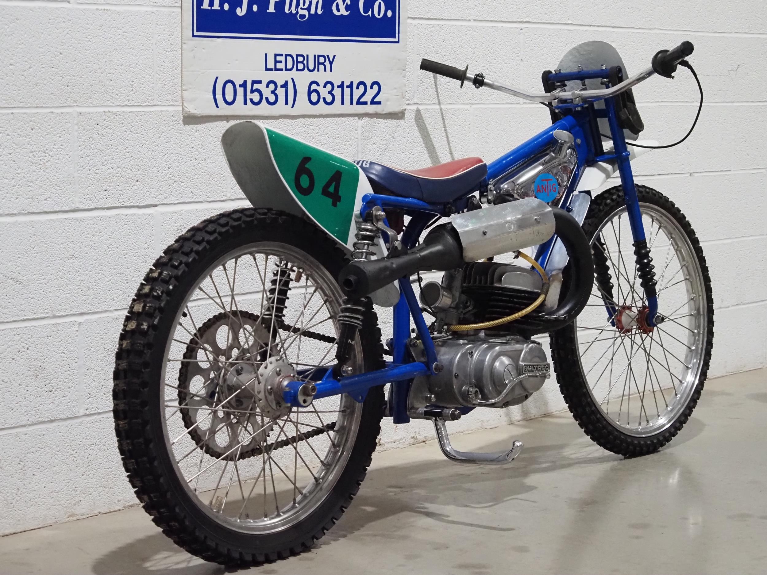 Antig Bultaco grass track bike. 250cc. Frame No. 75336 Engine No. TM21800030 Last ridden in March - Image 3 of 5