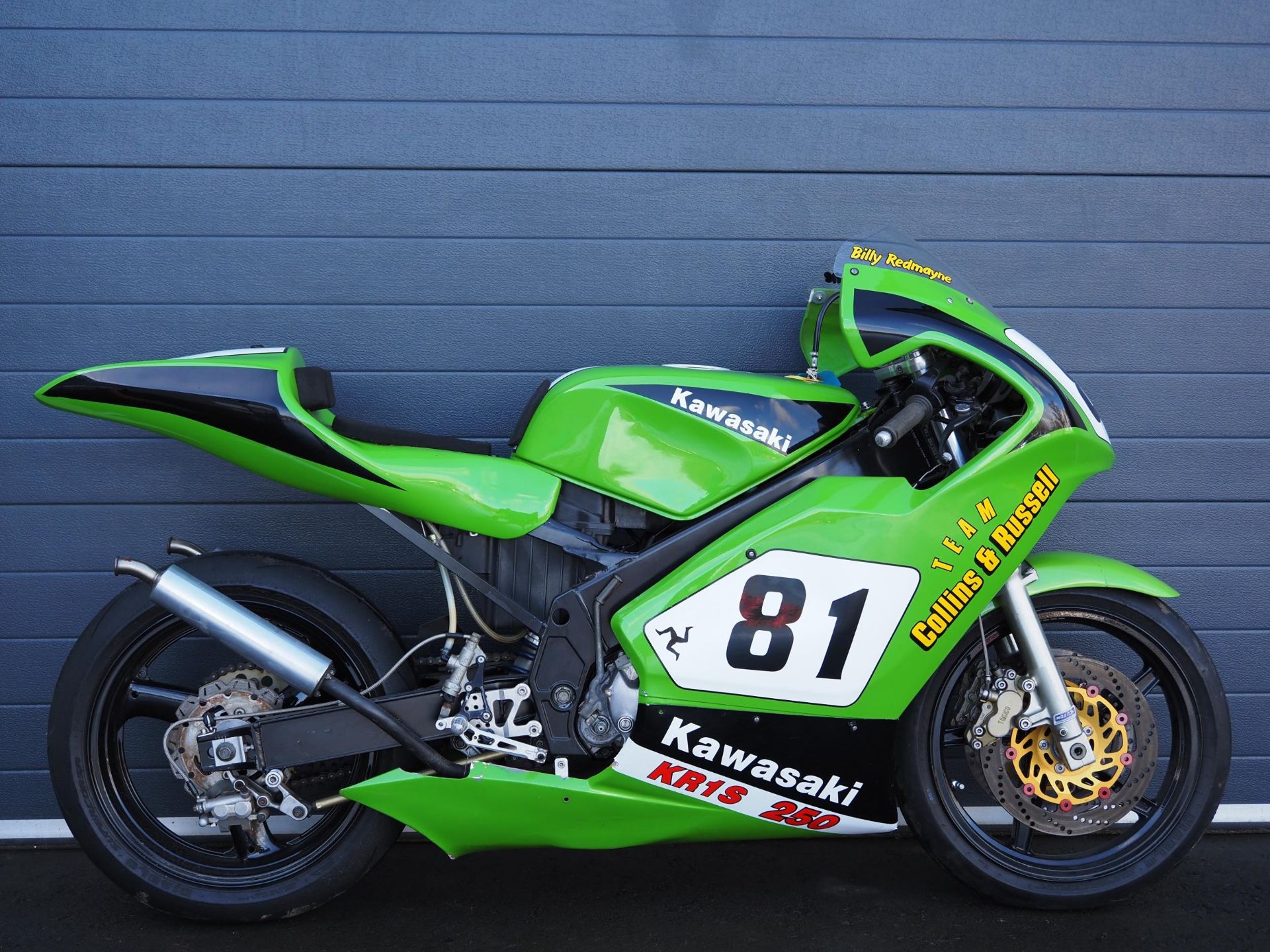 Kawasaki KR1-S 250 F2 motorcycle. 1992 This bike was ridden by Billy Redmayne at the 2015 Classic F2 - Image 2 of 8