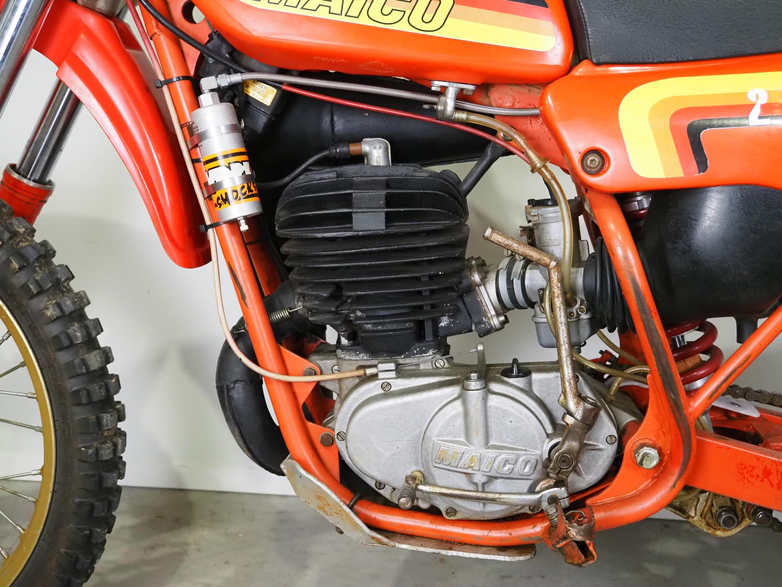 Maico MC250 motocross bike. 1982. 250cc. Frame No. 3531223 Engine No. MT3531165 Runs but requires - Image 8 of 9