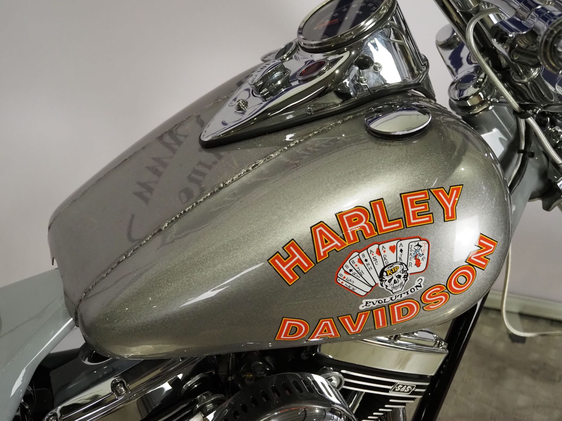 Harley Davidson FXR custom chopper by Death Row Motorcycles. 2013. 1850ccFrame No. - Image 5 of 12