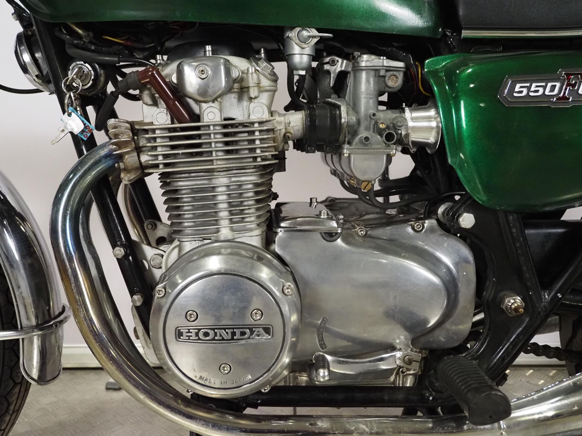 Honda CB550 motorcycle. 1975. 550cc Frame No. CB550 1213592 Engine No. CB550E-1050752 (V5 states not - Image 7 of 8
