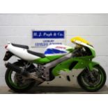 Kawasaki ZXR750 motorcycle. 1995. 749cc. Runs and rides. Fitted with carbon exhaust and stage 2 dyno