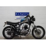 Suzuki GS250T motorcycle project. 1980. Fitted with a James 207 engine which turns over with