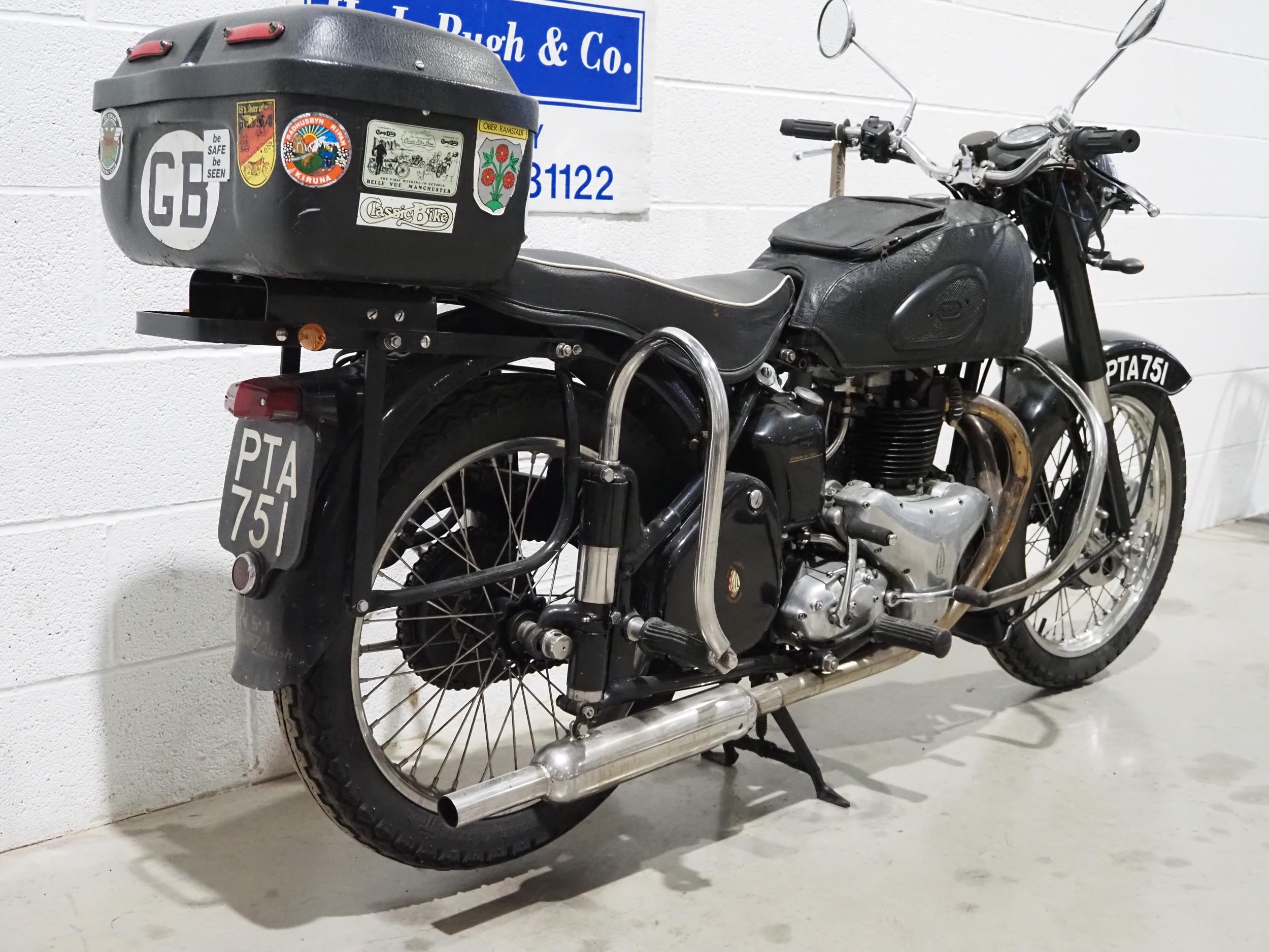 BSA A10 motorcycle. 1953. 648cc Frame No. BA7510698 Engine No. BA10 14766 - doesn't match V5 - Image 3 of 7