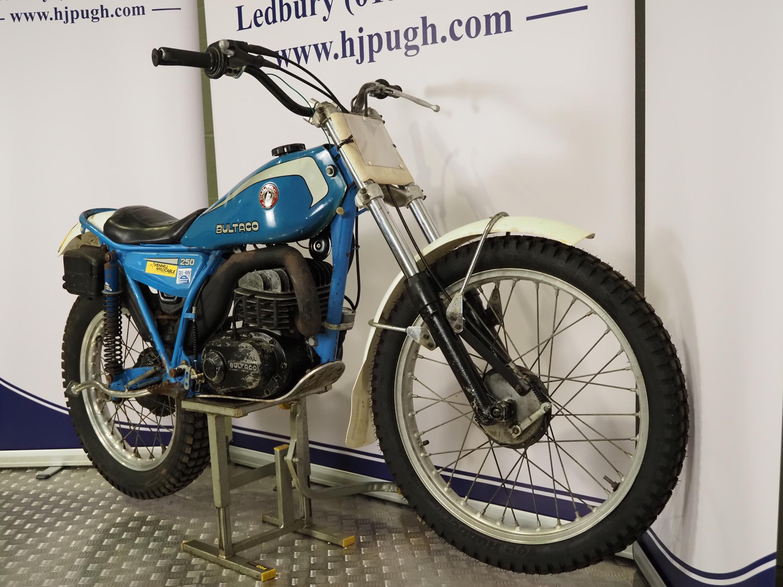 Bultaco 250 Sherpa trials bike. 1978. 250cc Frame No. RB19801866A Engine No. RM19801866A Runs and - Image 2 of 5