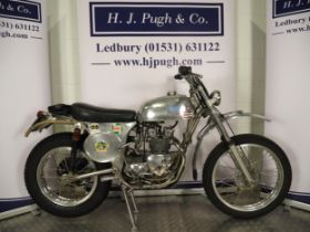 Cheney Triumph trials bike. 1970. 500cc Frame No-T109EC3679 Engine No. T100FC03679 Runs and rides,