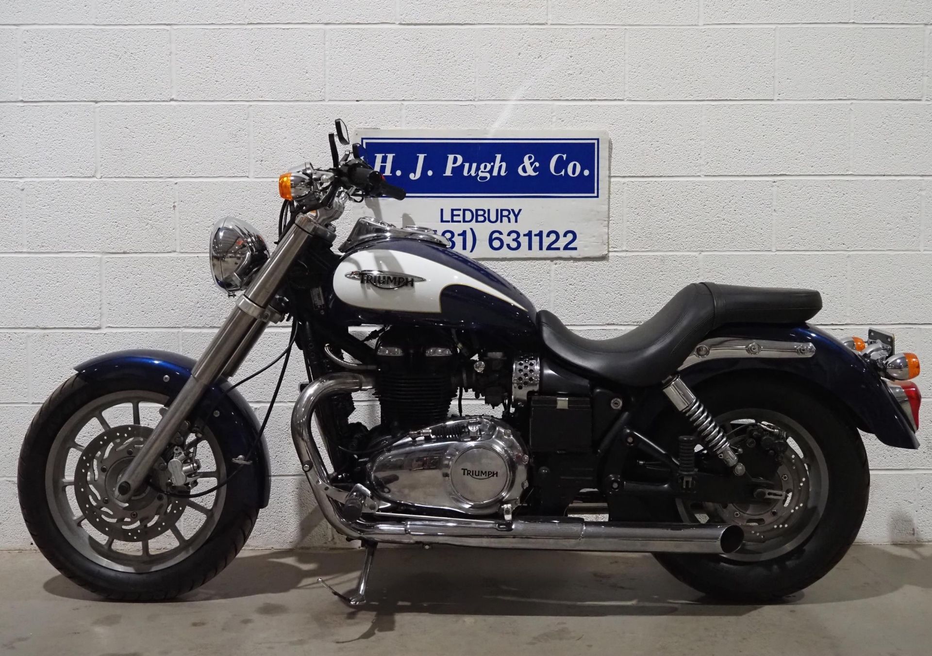 Triumph Bonneville America 865 motorcycle. 2009. 865cc. Runs and rides. MOT until 23.04.25. Has - Bild 7 aus 7