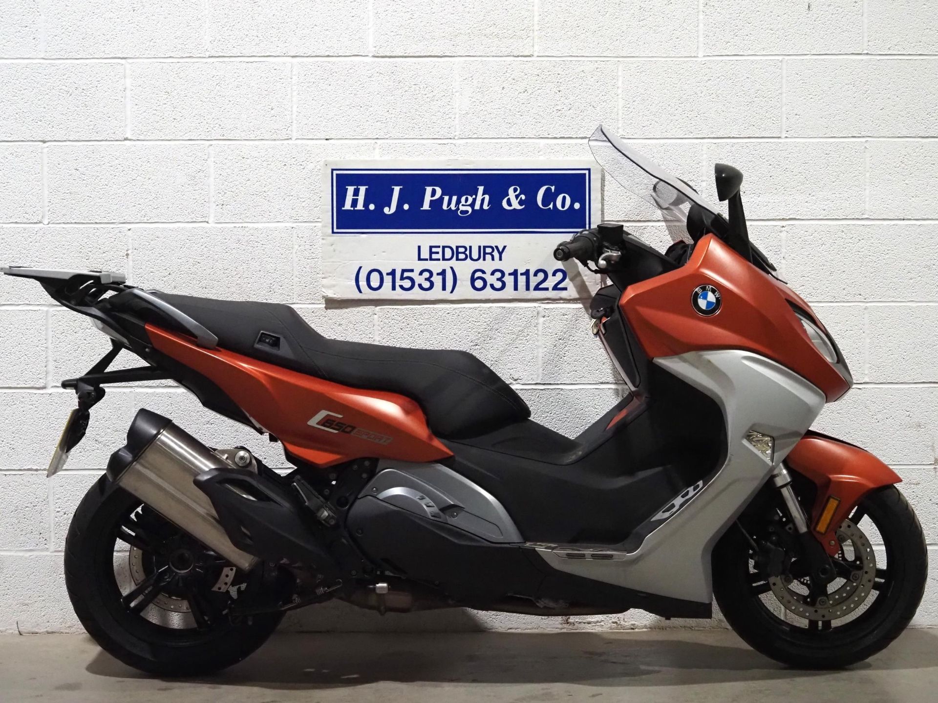 BMW C650 Sport moped. 2016. 647cc. Non runner. Engine turns over and last run in 2020. Comes with