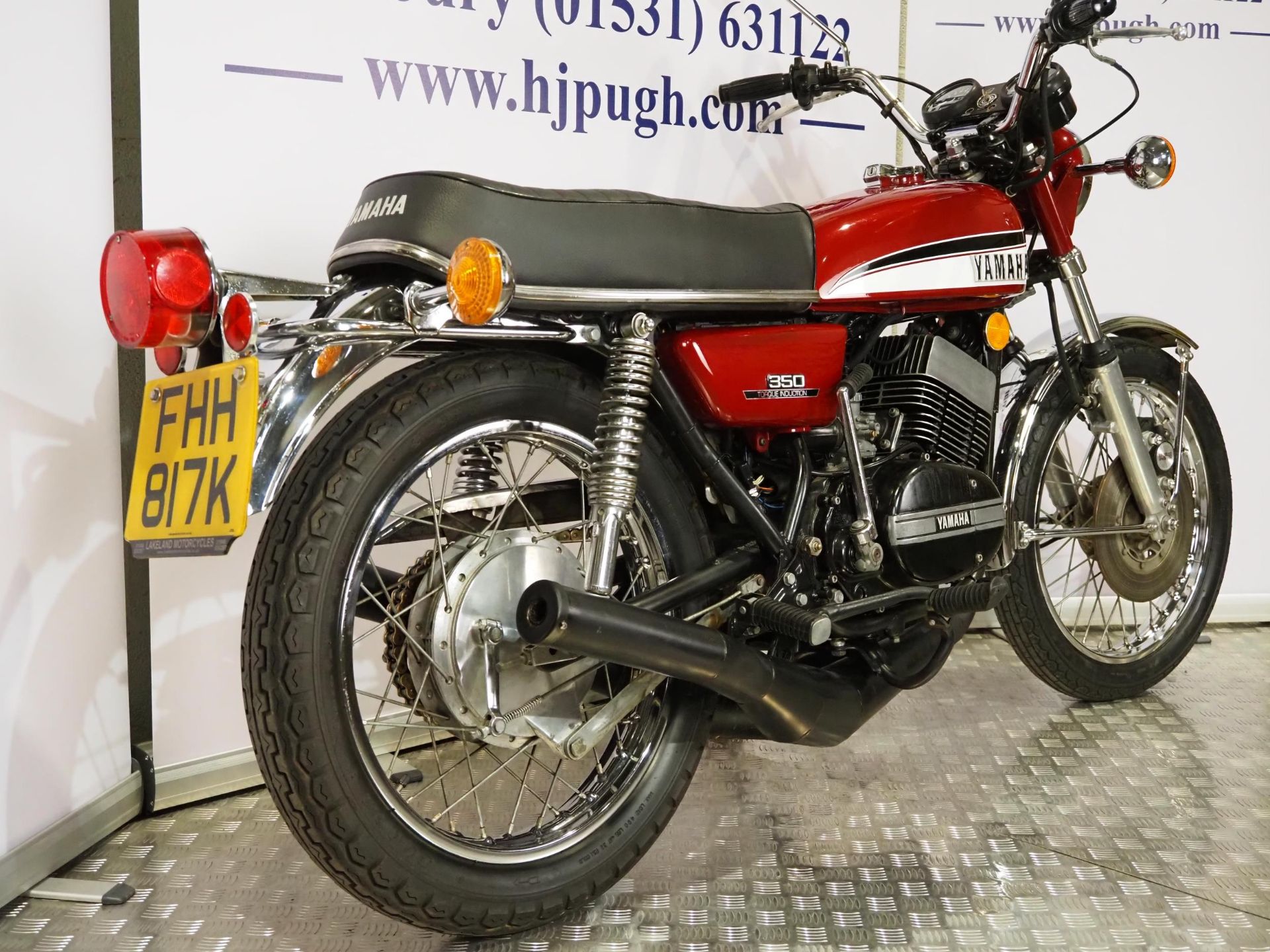 Yamaha RD350 motorcycle. 1972. 350cc. Frame No. 351108463 Engine No. 351108463 Runs and rides. MOT - Image 3 of 7