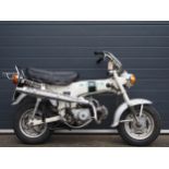 Honda ST70 motorcycle. 72cc. 1972. Frame No. 138500 Engine No. 117852 Runs and rides. Needs light