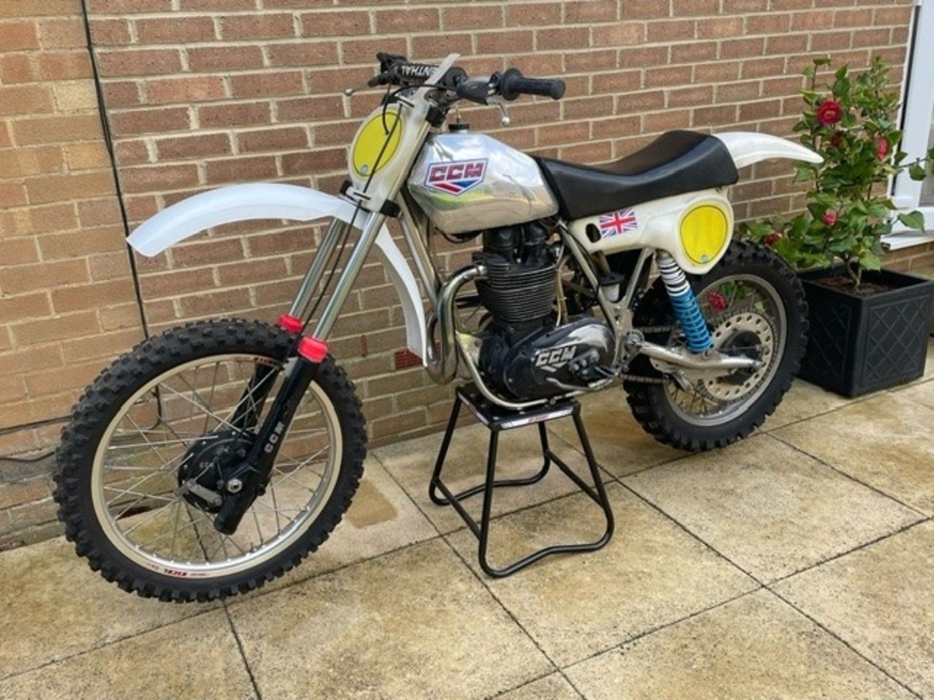 Original CCM scrambler. 1979. 500cc Frame and engine number intact. Not been started for some - Image 2 of 2
