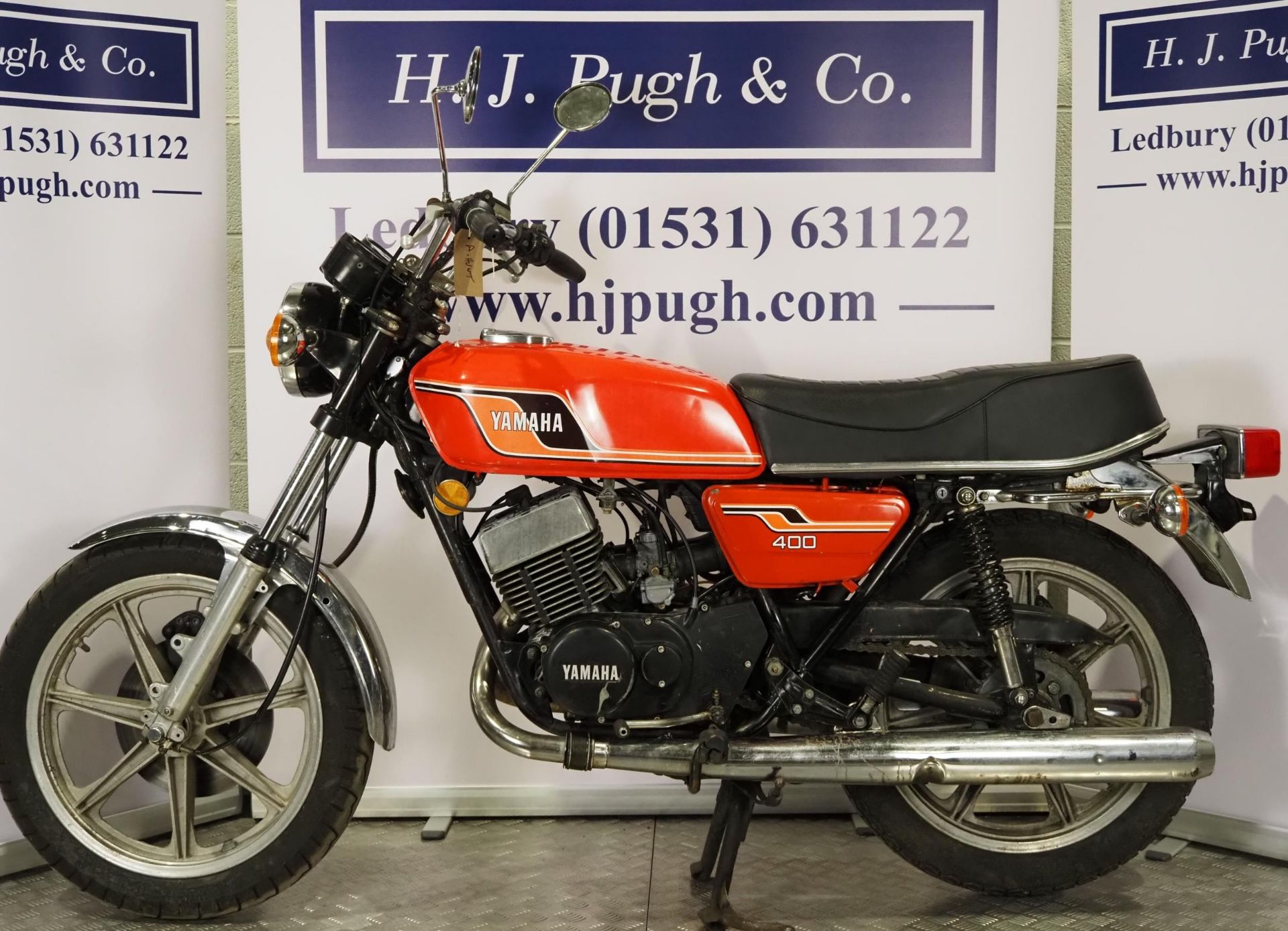 Yamaha RD400 motorcycle. 1976. 399cc. Frame No. 1A1008827 Engine No. 1A1-308468 Runs and rides. - Bild 6 aus 6