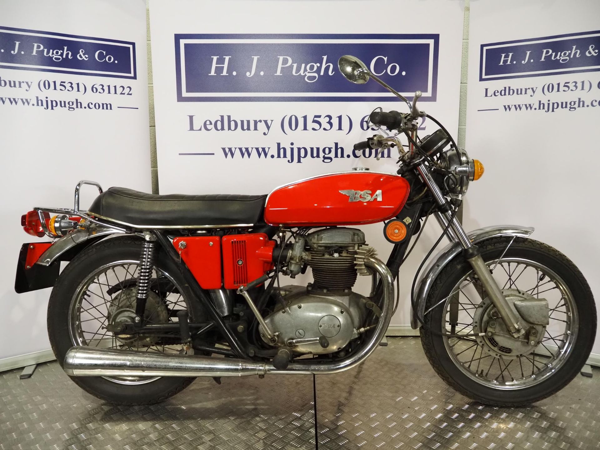 BSA A65 Lightning motorcycle. 1972. 650cc Frame No. A65L/NG02426 Engine No. A65L/NG02426 Part of a