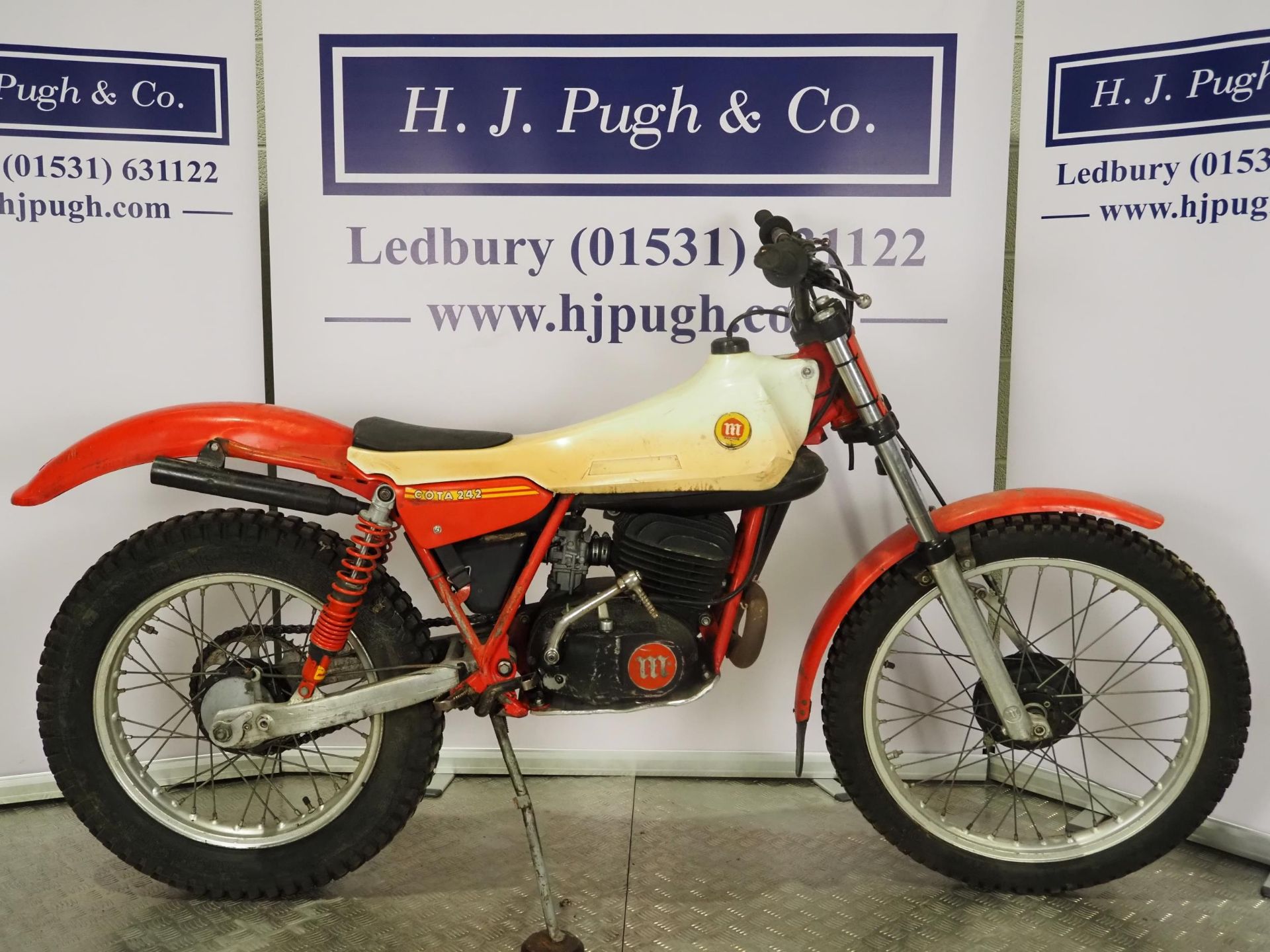 Montesa Cota 242 trials motorcycle. 1983/4 Engine turns over. Has been dry stored for around 4