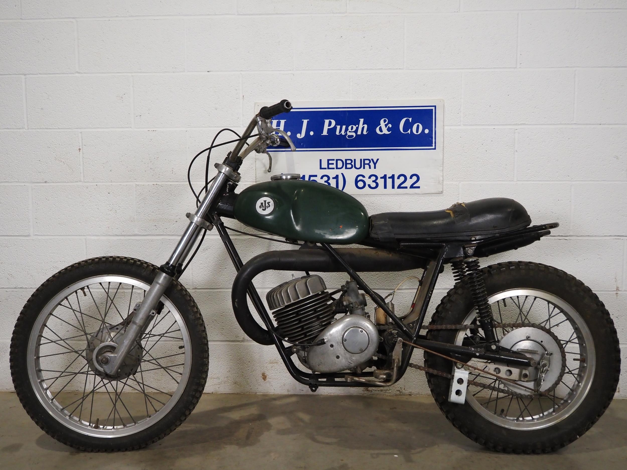 AJS Stormer motorcycle project. 250cc Engine No. 250402A3352 Non runner. Engine turns over. No Docs - Image 6 of 6