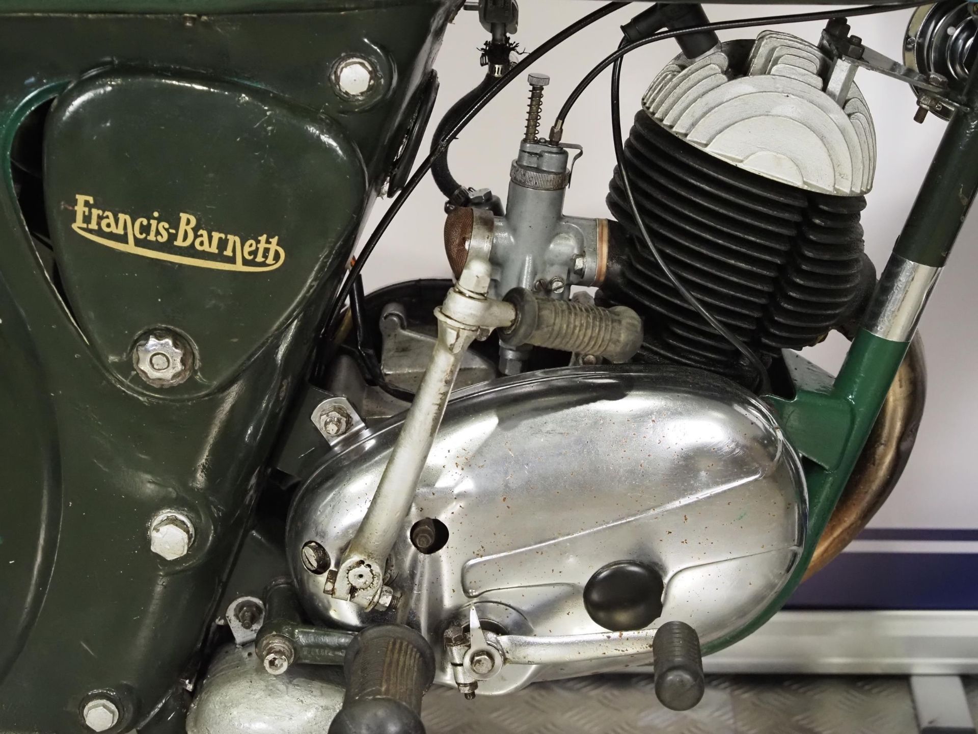 Francis Barnett Plover motorcycle. 1958. 150cc Frame No. 26943 Engine No. 15T8140M Runs and rides. - Image 5 of 7
