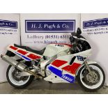 Yamaha FZR1000 exup motorcycle. 1990. 1002cc Runs and rides. Reg. H684 FLK. V5. Key