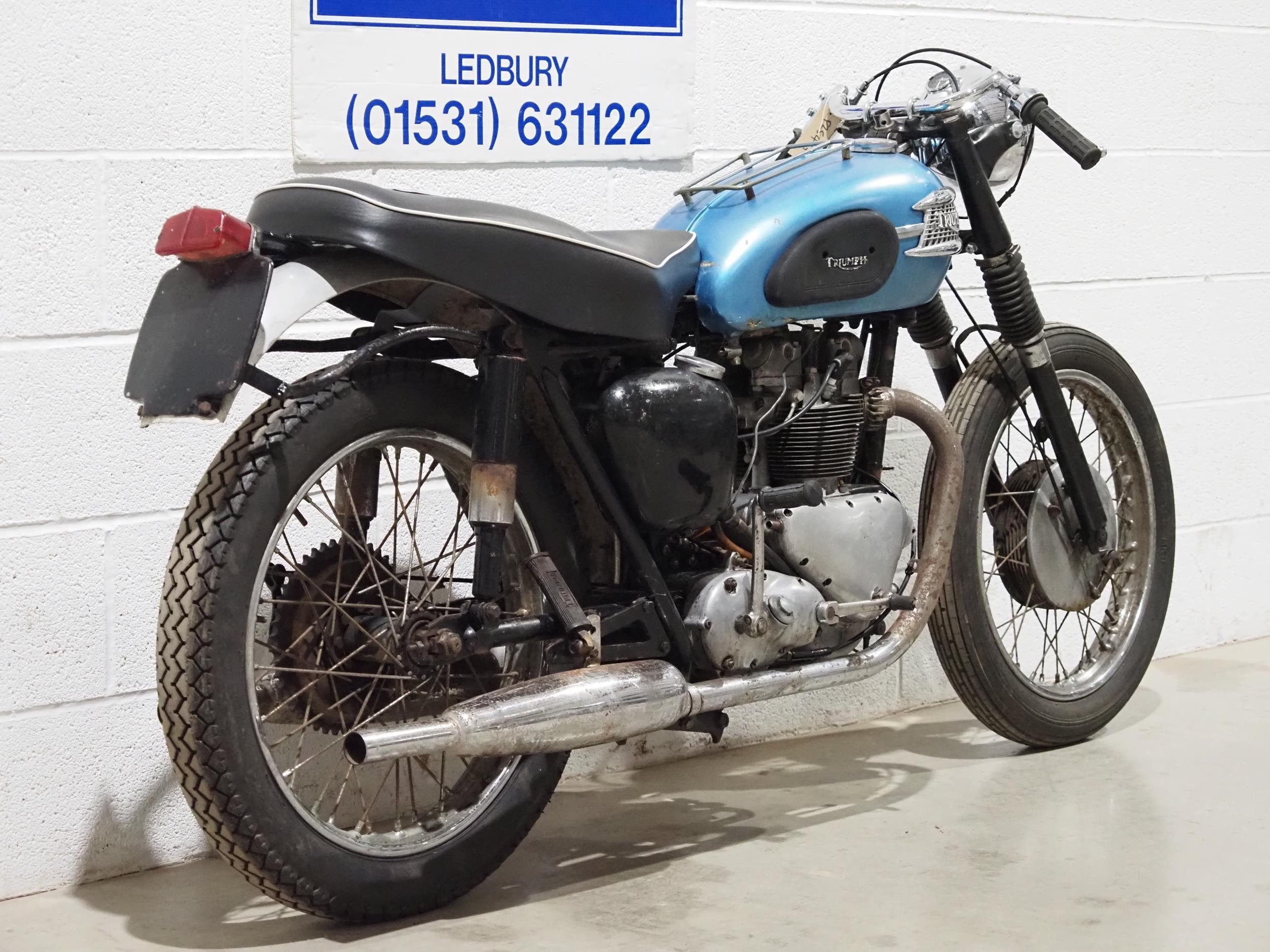 Triumph Tiger 100 motorcycle project. 1958. 498cc. Frame No. 014659 Engine No. T10077574 No docs. - Image 3 of 6