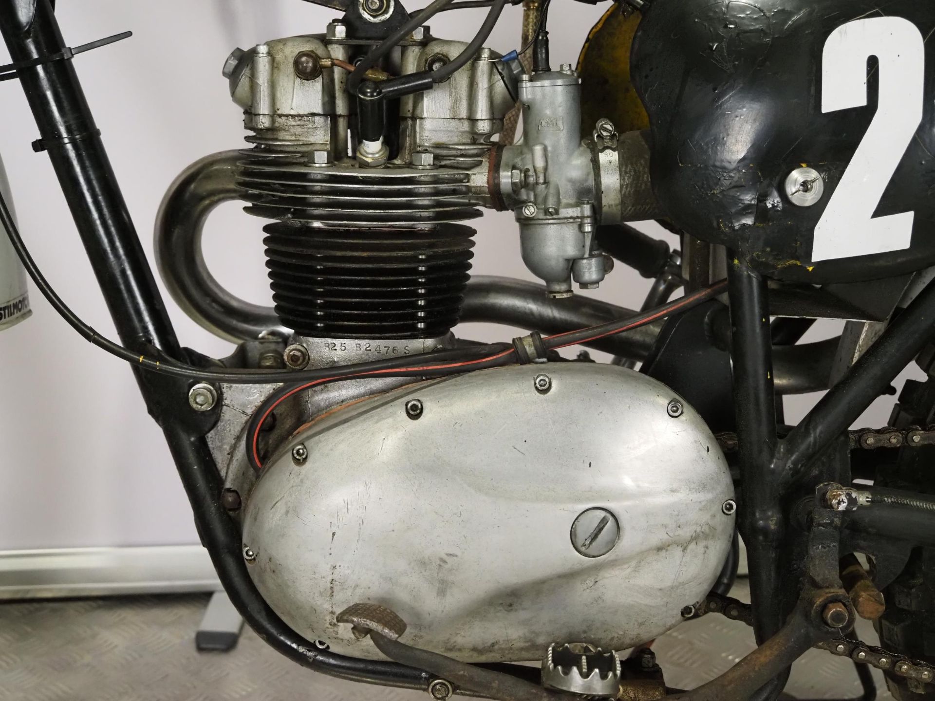 BSA trials motorcycle. 250cc Engine No. B25 B2476S Engine turns over. Last run around 5 years ago - Image 5 of 7