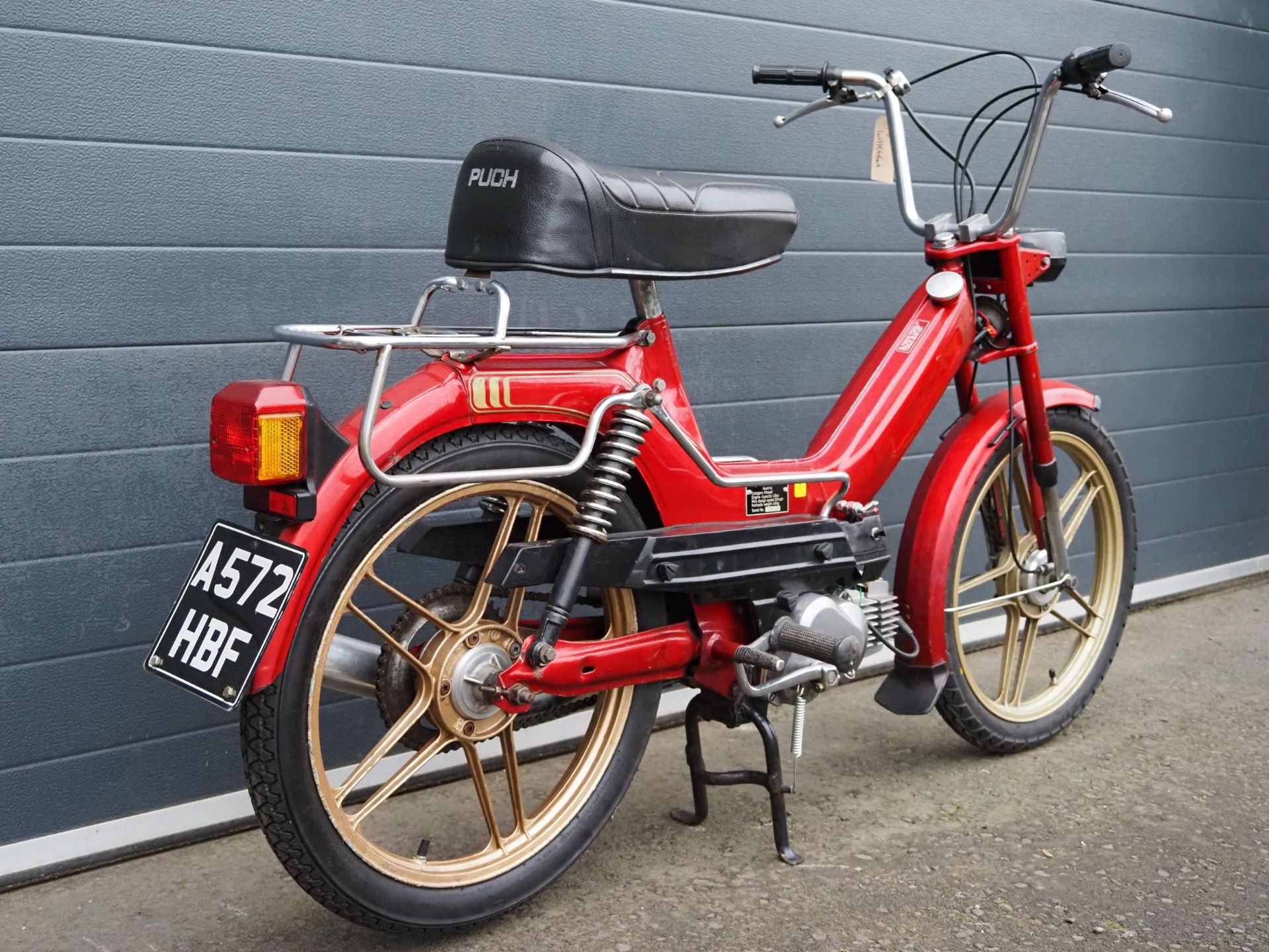Puch moped. 49cc. 1983. Frame No. 4319738 Engine No. 4319738 Runs and rides. Needs light - Bild 3 aus 7