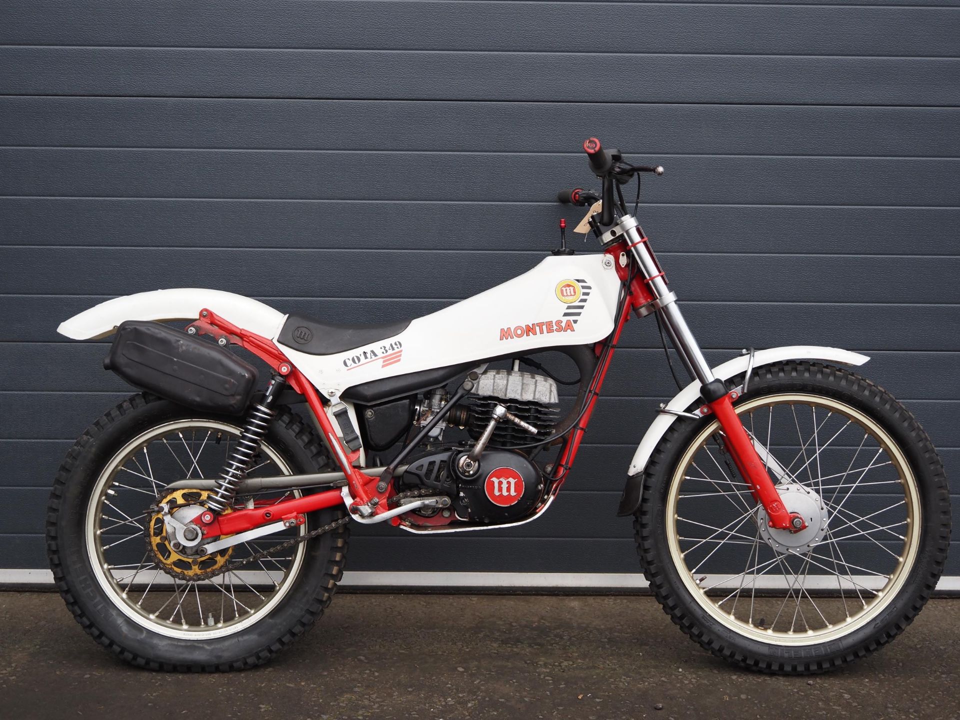 Montesa 349 Cota trials bike. Engine No. 51M21839 Frame No. 51M21839 Runs and rides. Will need light