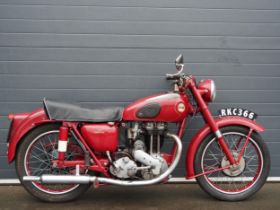 Ariel NH Red Hunter motorcycle. 350cc. 1954. Frame No. KS4811 Engine No. LB 1922 Runs well, new