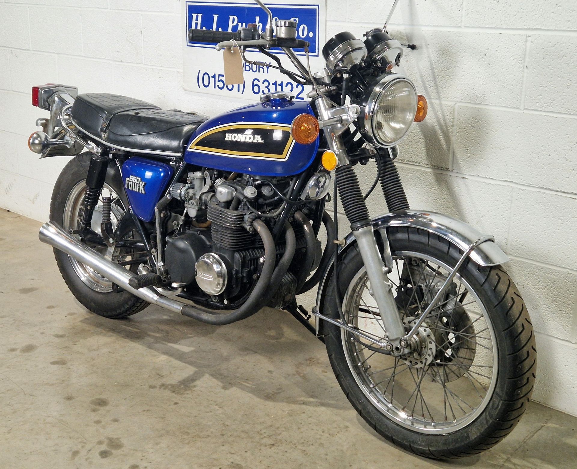 Honda CB550 motorcycle project. 1975. 544cc Frame No. CB550-12048163 Engine No. CB550E-1146702 - Image 2 of 6
