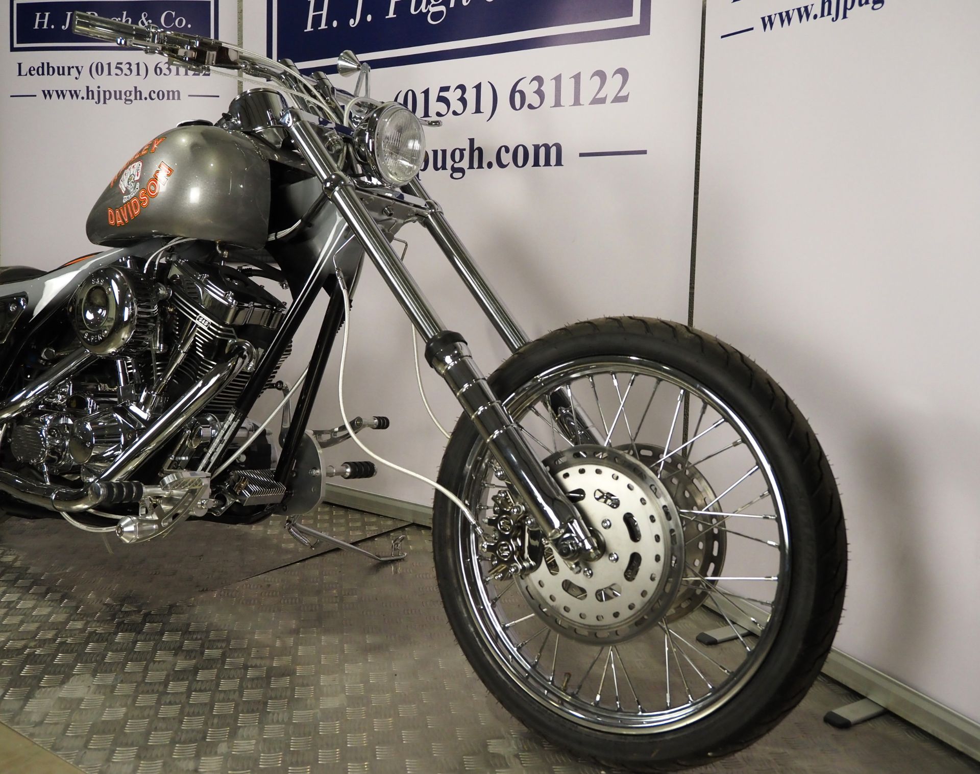 Harley Davidson FXR custom chopper by Death Row Motorcycles. 2013. 1850ccFrame No. - Image 2 of 12