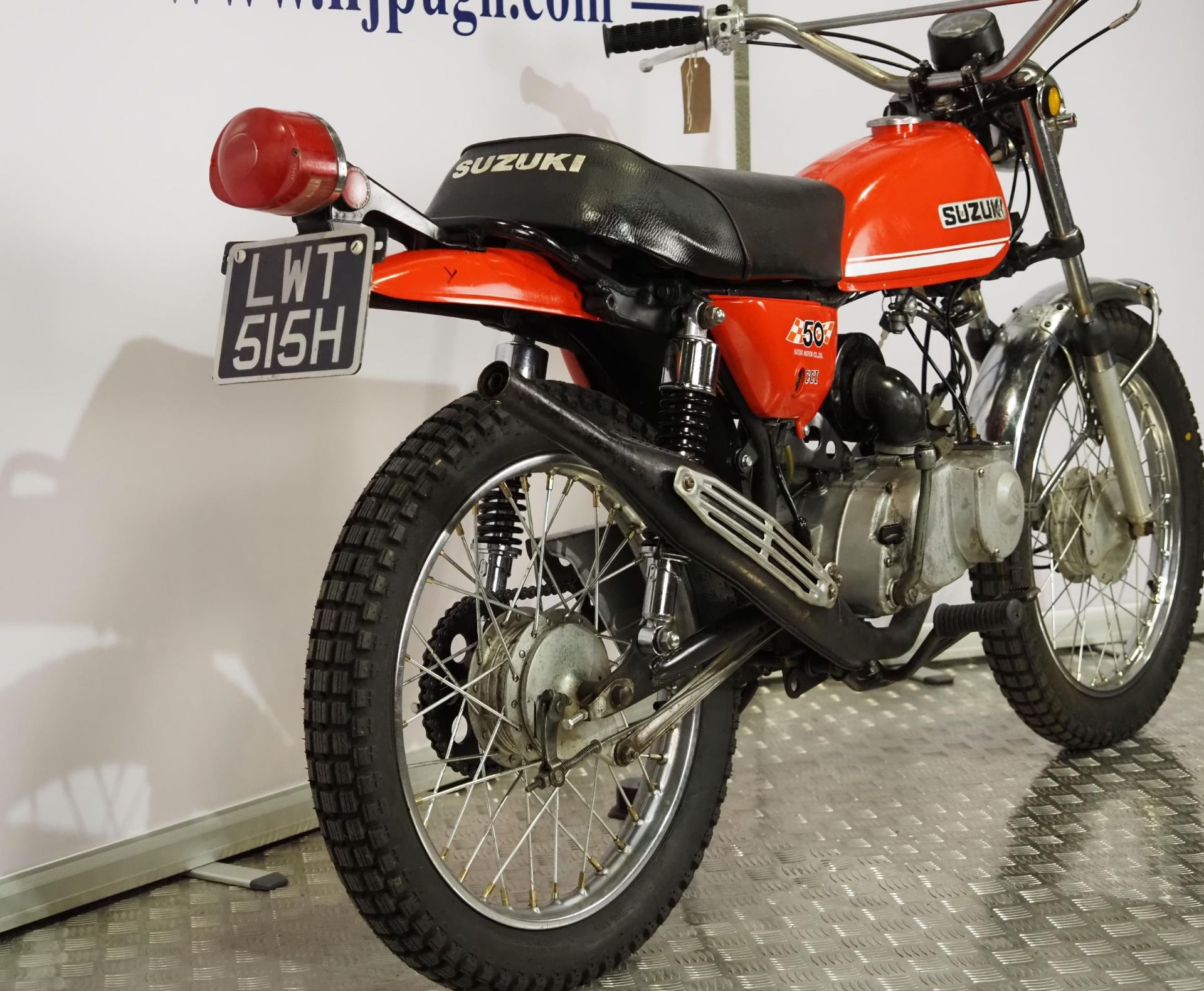 Suzuki TS50 motorcycle. 1971. 49cc. Frame No. TS50-16886 Engine number does not match V5. Runs and - Image 4 of 7