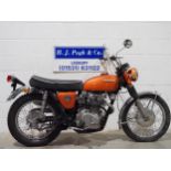 Honda CL450 motorcycle. 1971. Frame No. CL450-4116491 Engine No. CL450E-4116582 Engine turns over