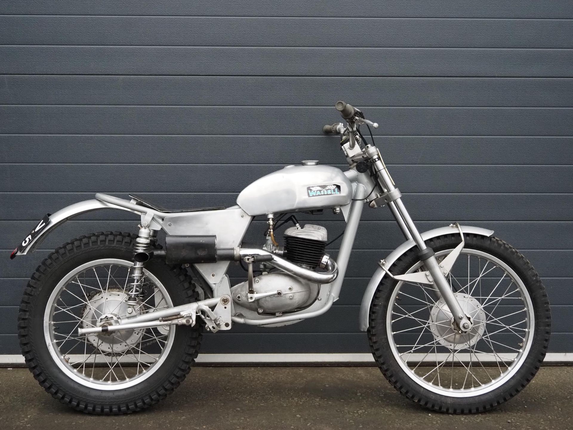 Wassell Bantam trials bike. 175cc. 1952. Frame No. W035B Engine No. D14B1685 This bike was built