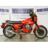Moto Guzzi SP1000 Spada motorcycle. 1979. 948cc. Frame No. 16634 Runs and rides. Bought from Guzzi