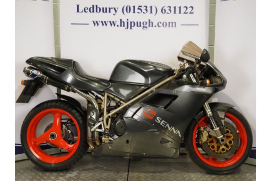 Ducati Senna II motorcycle. 1997. 916cc Frame No. ZDM916S*009328*DGM536190M Has been dry stored - Image 2 of 9