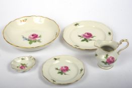 Konvolut  "Rote Rose" , Meissen