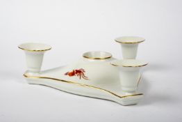 Meissen  Art Déco-Tafelaufsatz  Dekor Roter Drache