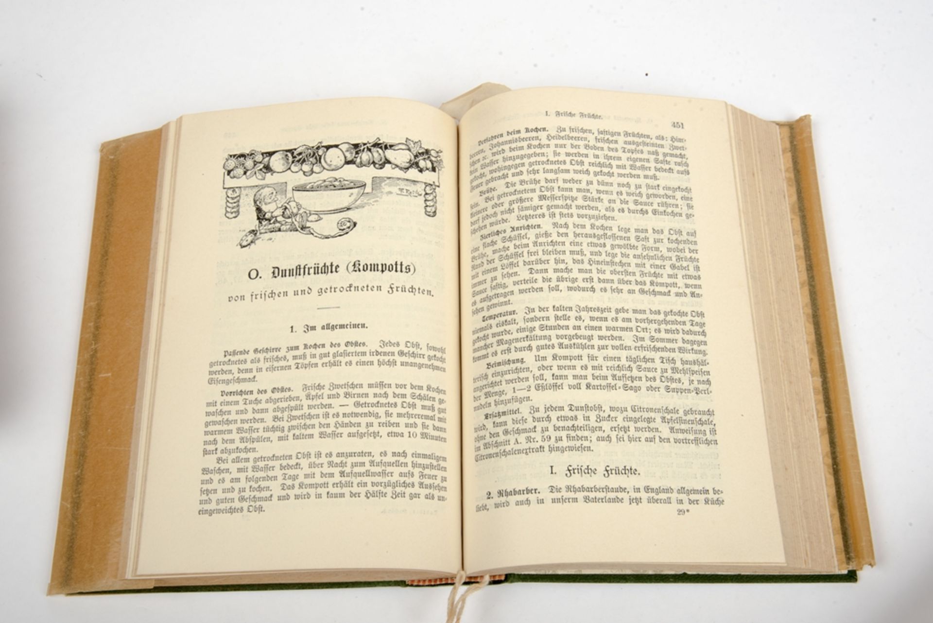 Zwei Kochbücher Henriette Davidis-Holle 1903 und 1913 - Image 3 of 5