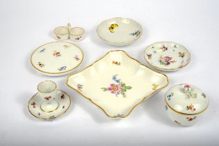 Konvolut "Blumenmalerei", Meissen 19./20. Jh.