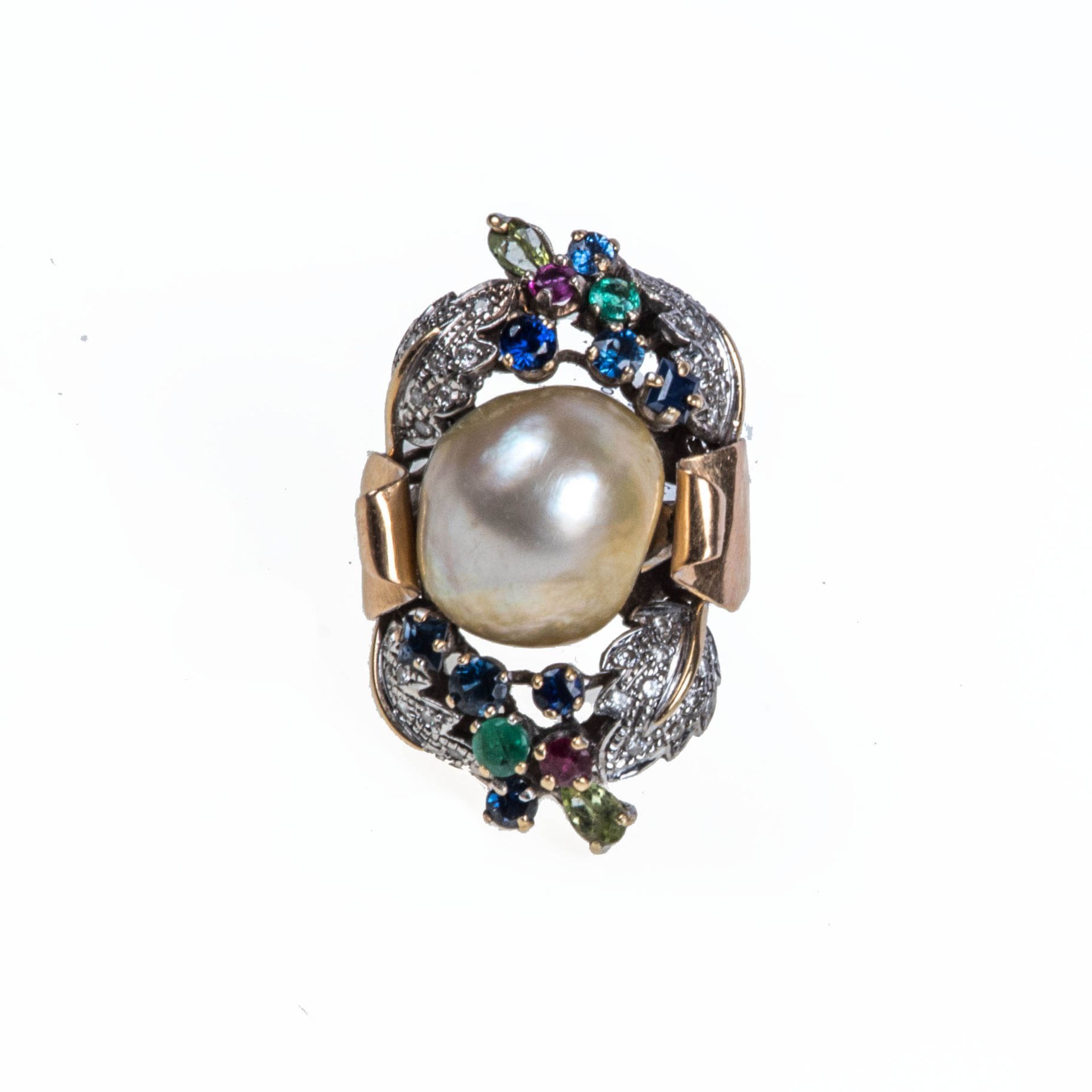 Blütenring mit Perle - Bild 3 aus 4