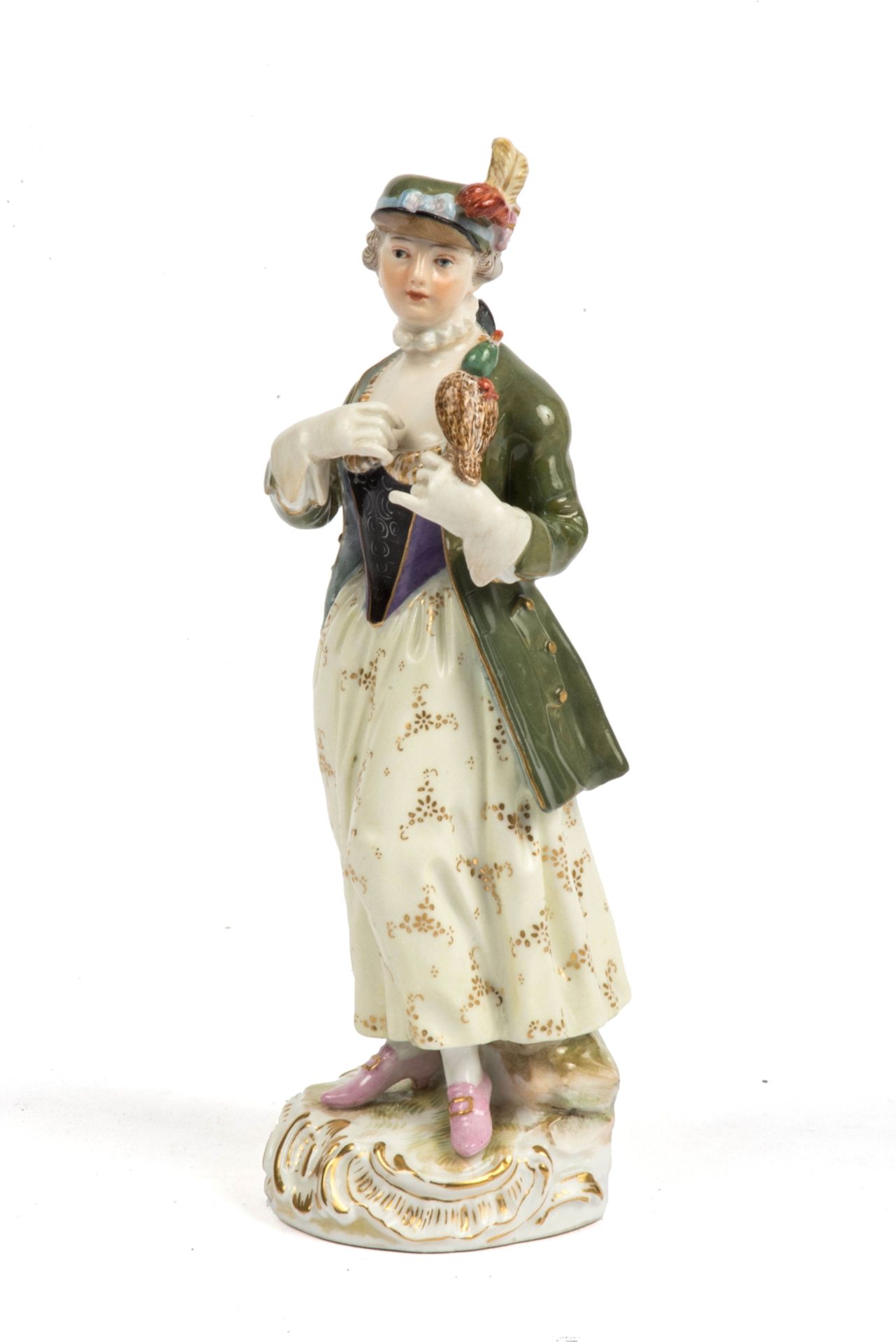 Meissen Figur Falknerin