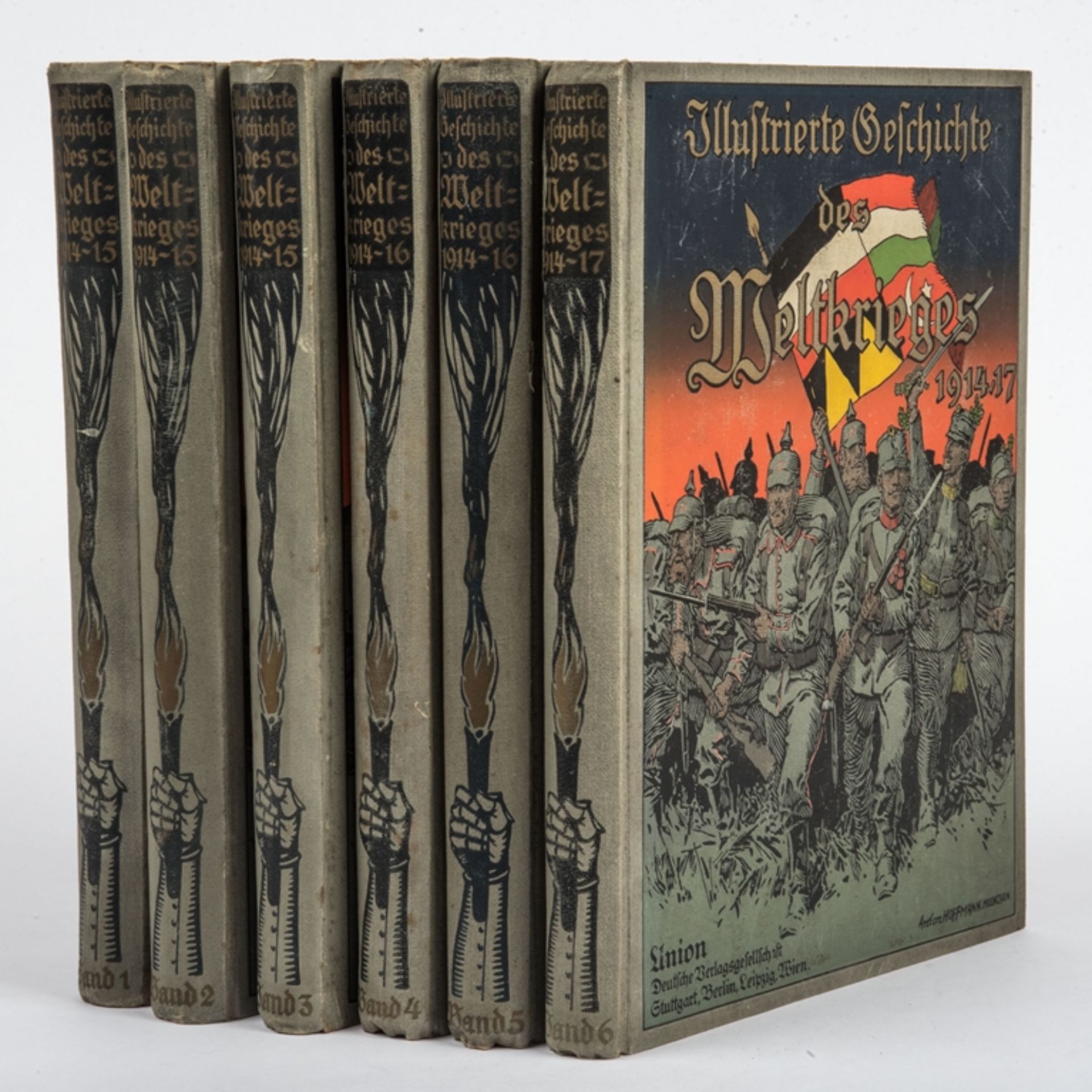Illustrierte Geschichte des Weltkriegs 1914-17, 6 Bände